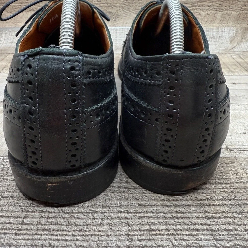 Allen Edmonds Boardwalk Wingtip Leather Oxford Mens 10.5 10‎ 1/2 D Brogue Black